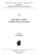 Tapa de From symbol to mimesis