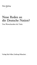 Tapa de Neue Reden an die Deutsche Nation?