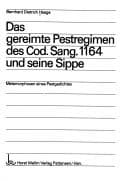 Tapa de Das gereimte Pestregimen des Cod. Sang. 1164 und seine Sippe