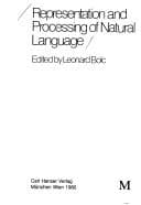 Tapa de Representation and processing of natural language