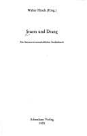 Tapa de Sturm und Drang