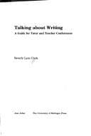 Tapa de Talking about writing