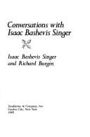 Tapa de Conversations with Isaac Bashevis Singer