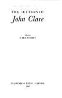 Tapa de The letters of John Clare