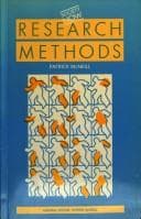 Tapa de Research methods