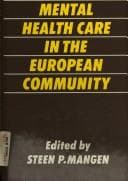 Tapa de Mental health care in the European community