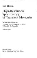 Tapa de High-resolution spectroscopy of transient molecules