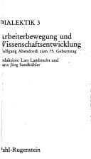 Tapa de Arbeiterbewegung und Wissenschaftsentwicklung