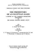 Tapa de The prehistory of an Egyptian oasis
