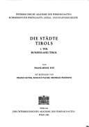 Tapa de Die Städte Tirols