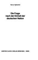 Tapa de Die Frage nach der Einheit der deutschen Nation