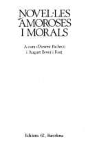 Tapa de Novel·les amoroses i morals