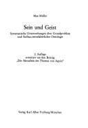 Tapa de Sein und Geist