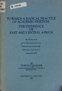 Tapa de Towards a radical practice of academic freedom
