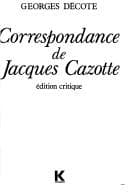 Tapa de Correspondance de Jacques Cazotte