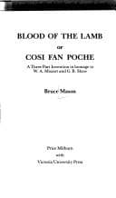 Tapa de Blood of the Lamb, or, Cosi fan poche