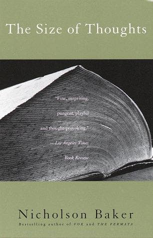Tapa de The Size of Thoughts