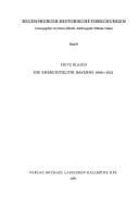 Tapa de Die Energiepolitik Bayerns, 1900-1921