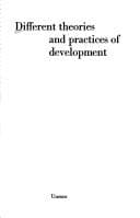Tapa de Different theories and practices of development