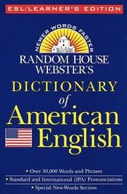 Tapa de Random House Webster's dictionary of American English
