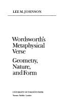 Tapa de Wordsworth's metaphysical verse