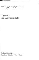 Tapa de Theorie der Geowissenschaft