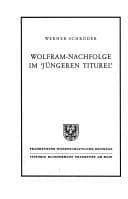Tapa de Wolfram-Nachfolge im "Jüngeren Titurel"