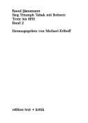 Tapa de Texte bis 1933