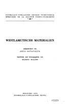 Tapa de Westlamutische Materialien
