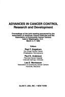 Tapa de Advances in cancer control
