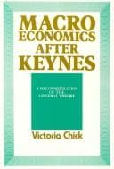 Tapa de Macroeconomics after Keynes