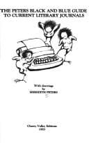 Tapa de The Peters black and blue guide to current literary journals