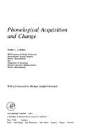 Tapa de Phonological acquisition and change