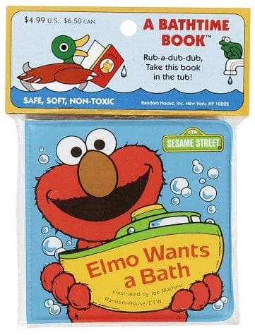 Tapa de Elmo Wants a Bath (Bath Book)
