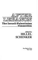 Tapa de After Lebanon, the Israeli-Palestinian connection