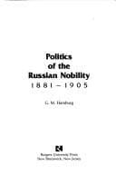 Tapa de Politics of the Russian nobility, 1881-1905