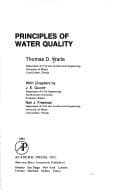 Tapa de Principles of water quality
