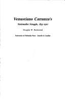 Tapa de Venustiano Carranza's nationalist struggle, 1893-1920