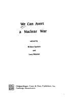 Tapa de We can avert a nuclear war