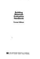 Tapa de Building materials evaluation handbook
