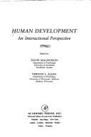 Tapa de Human Development: An Interactional Perspective (Developmental psychology series)