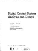 Tapa de Digital control system analysis and design