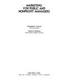 Tapa de Marketing for public and nonprofit managers