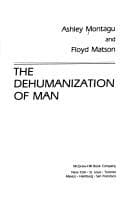 Tapa de The dehumanization of man