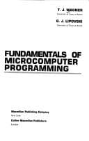 Tapa de Fundamentals of microcomputer programming