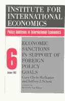 Tapa de Economic sanctions in support of foreign policy goals