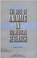 Tapa de The Role of animals in biomedical research