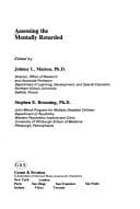 Tapa de Assessing the mentally retarded