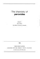 Tapa de The Chemistry of Peroxides (Patai's Chemistry of Functional Groups)