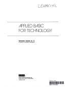 Tapa de Applied BASIC for technology